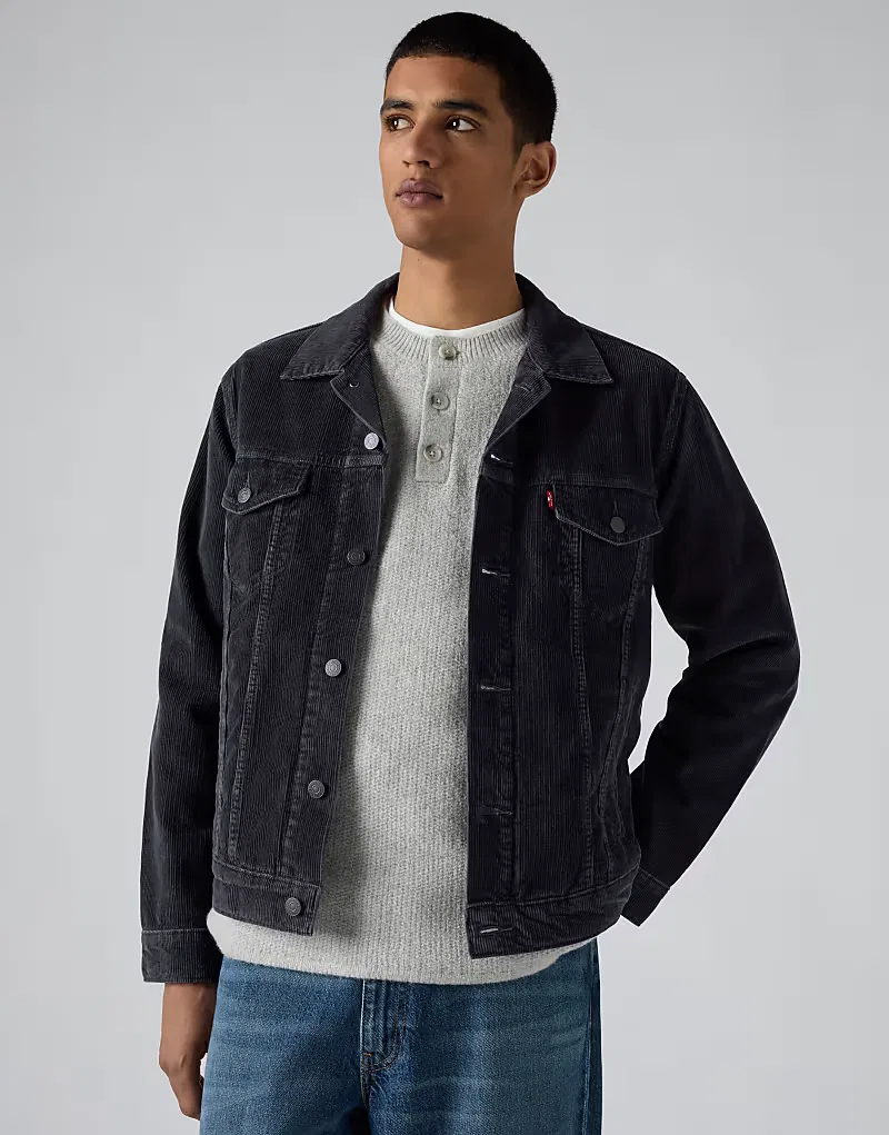 Куртка-тракер кордовая Levi's, черный — фото 3