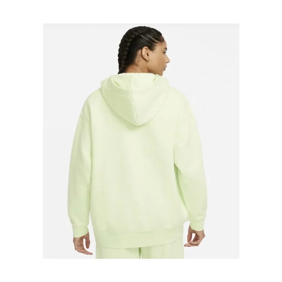 Женский худи с капюшоном из флиса Sportswear Essentials Collection Fleece Hoodie Nike, Зеленый — фото 2