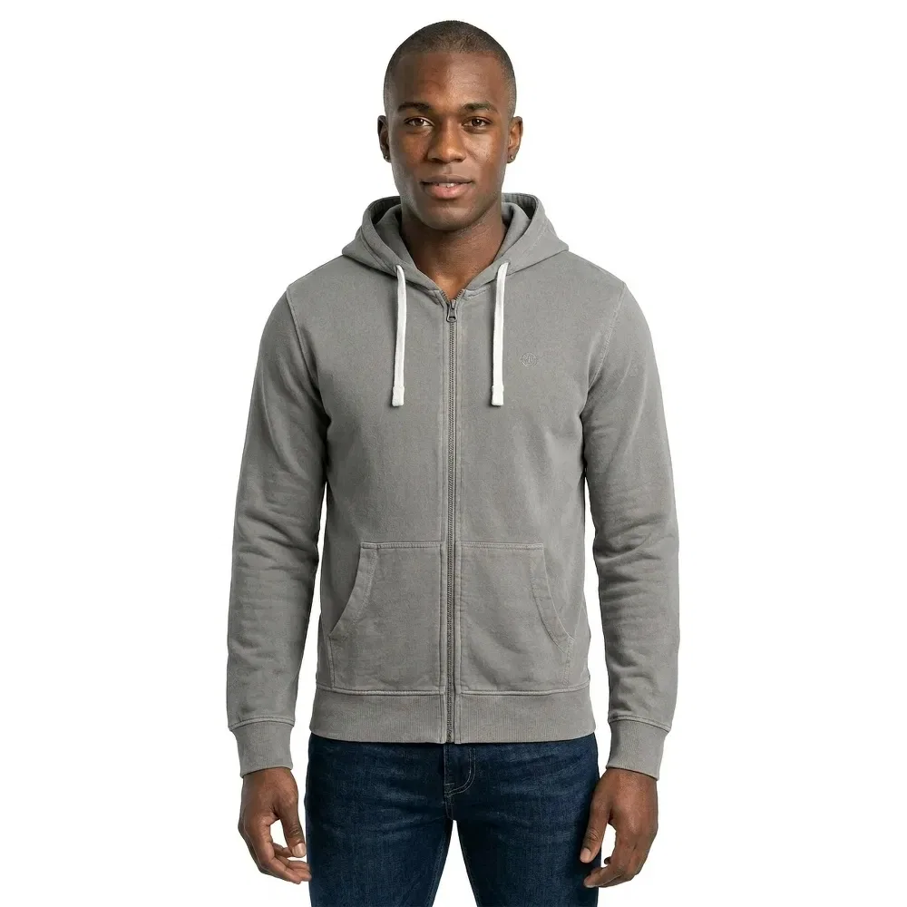 Худи на молнии Superdry Classic Essential, серый — фото 3