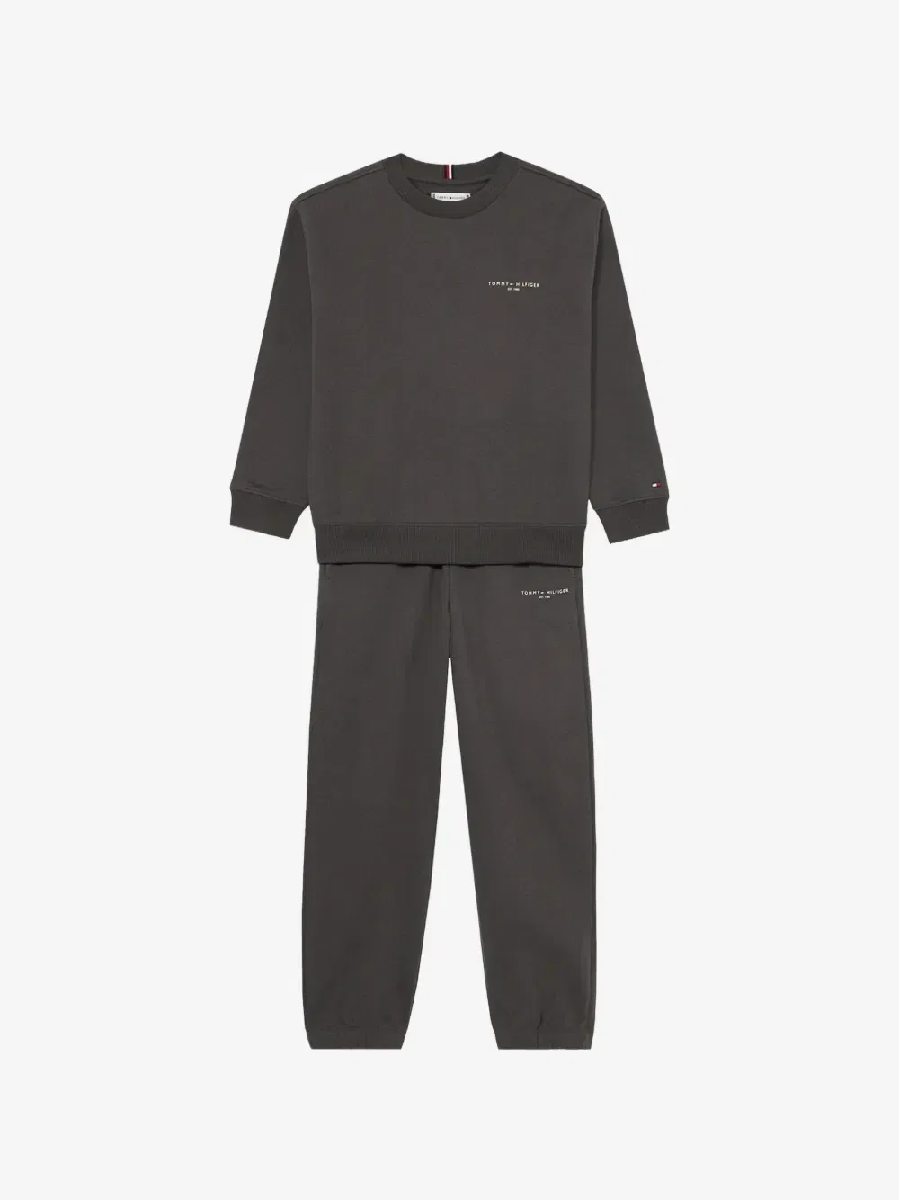 Спортивный костюм с логотипом Tommy Hilfiger Junior, серый