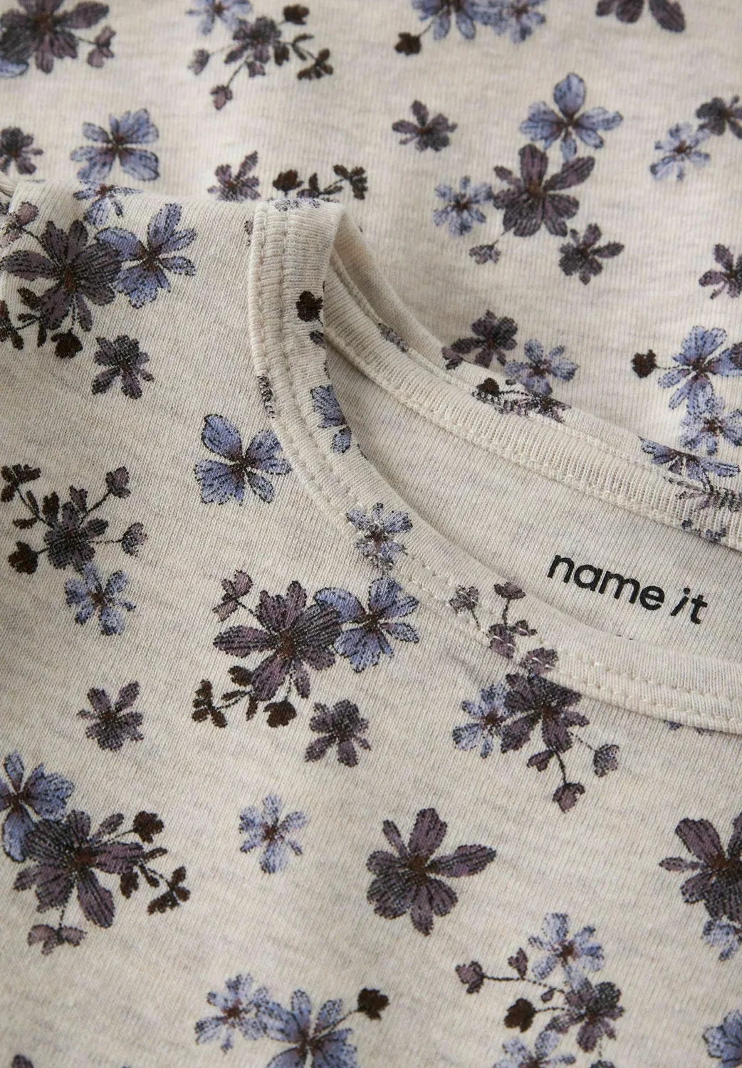 Платье с длинными рукавами - трикотажное платье Name It, Peyote Melange — фото 4