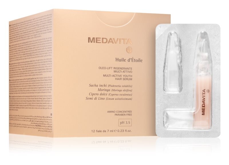 

Сыворотка для волос в ампулах Medavita Huile d'Étolle