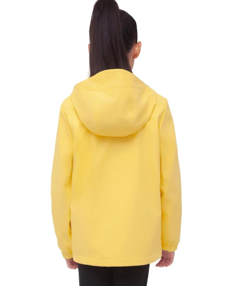 Детский дождевик с капюшоном, непромокаемый Rokka&Rolla, Yellow — фото 2