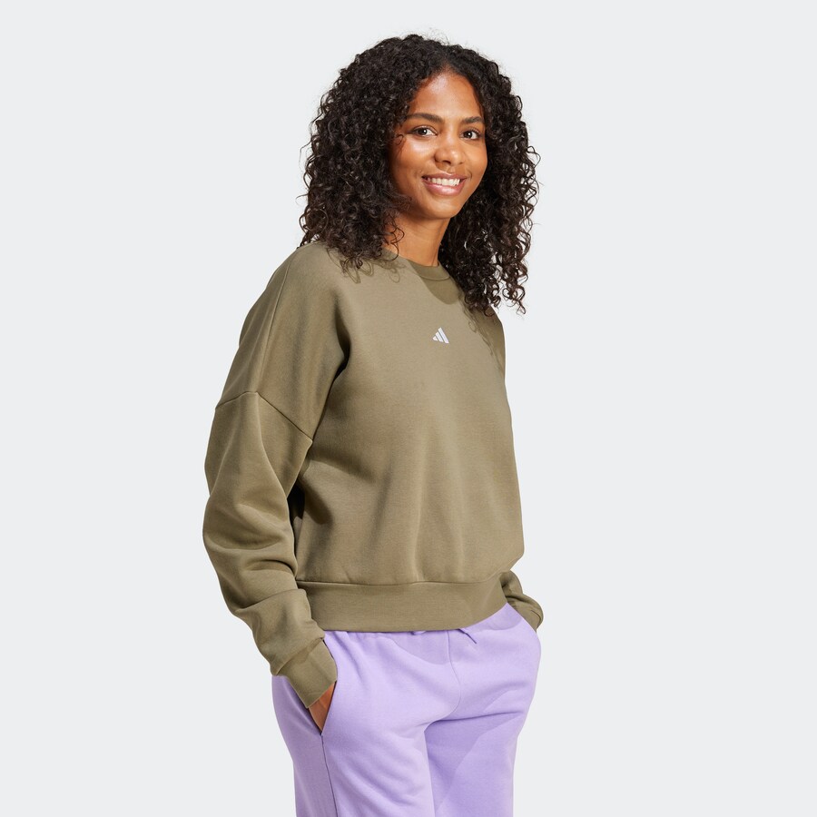 

Свитер с капюшоном на молнии ADIDAS SPORTSWEAR Athletic Sweatshirt, коричневый