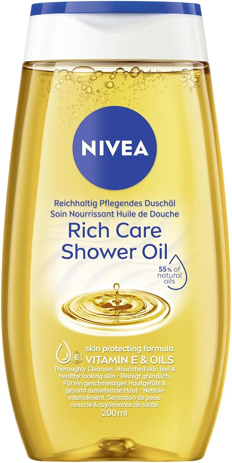 Масло для душа питательное NIVEA, 200 мл