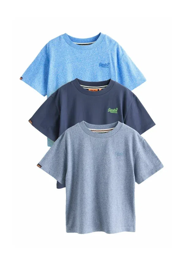 Футболка с вышивкой Superdry & Co, синий