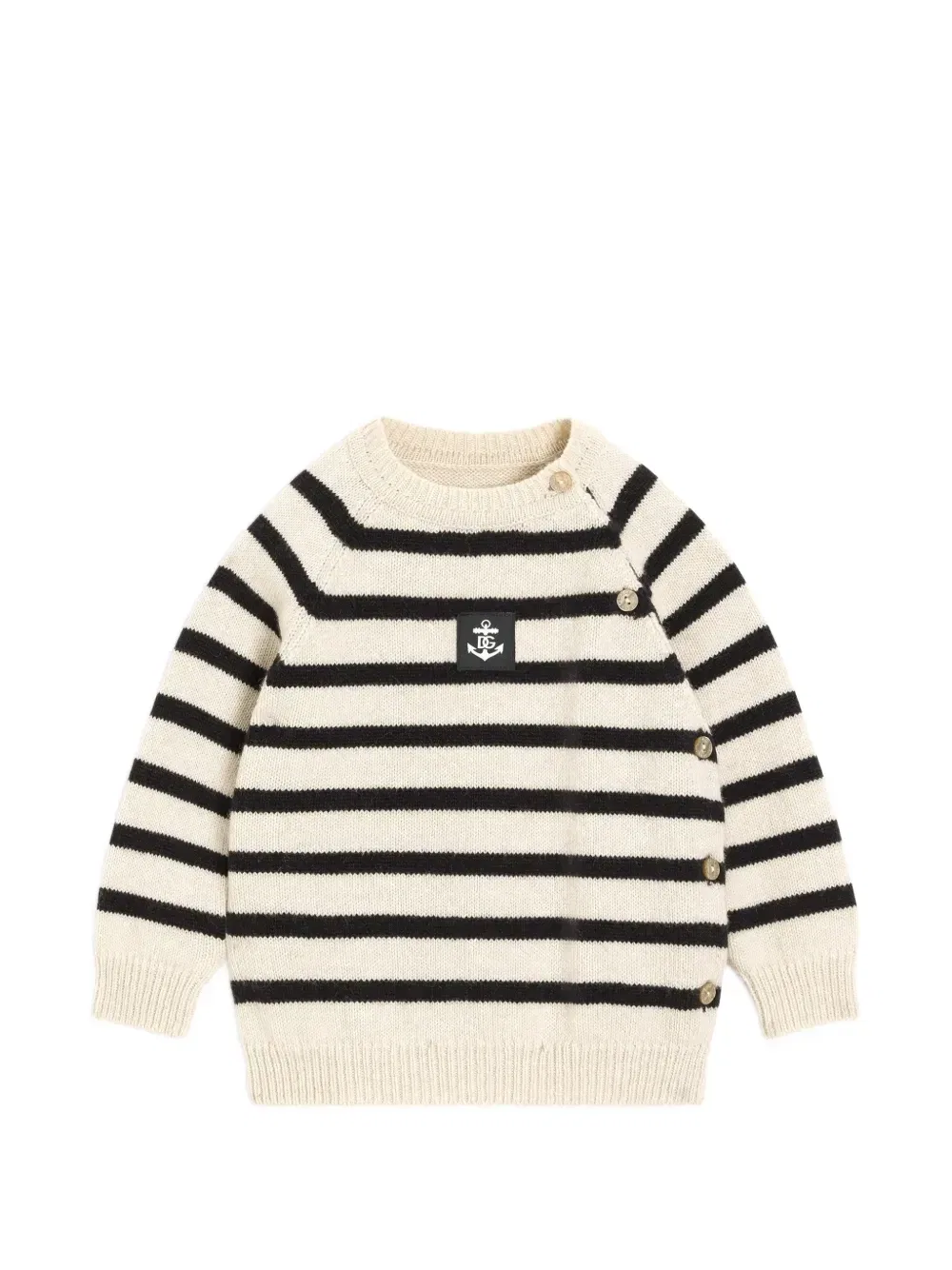 Кардиган из вирджинской шерсти Dolce & Gabbana Kids, бежевый
