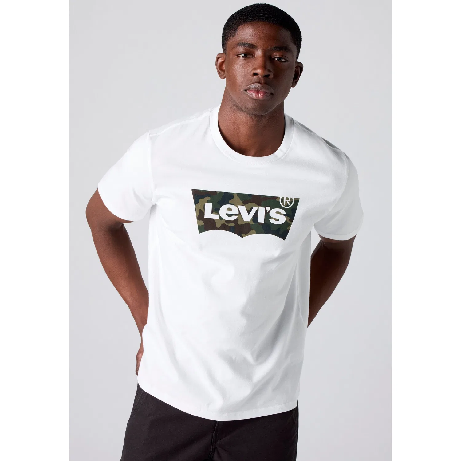 Мужская футболка с логотипом Batwing Levi's, White