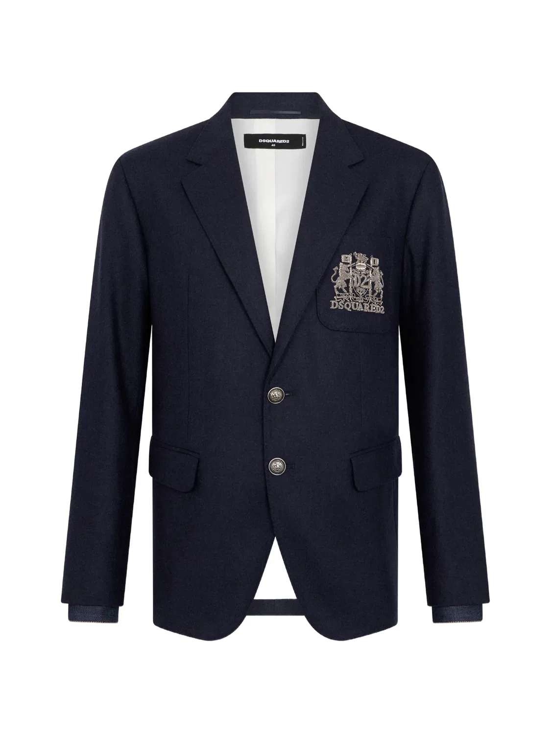 Куртка D2 College свободного кроя Dsquared2, синий