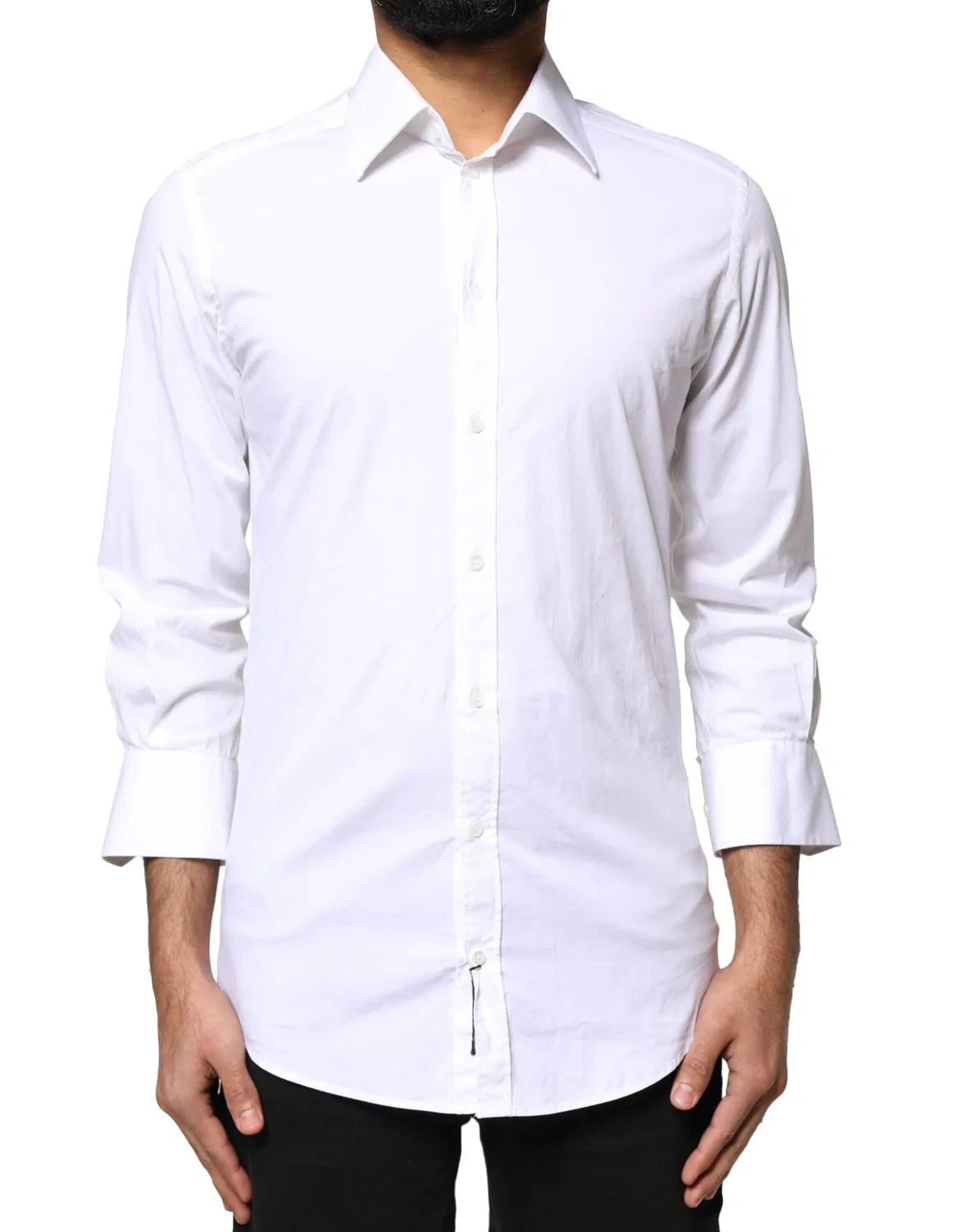 Мужская рубашка с длинным рукавом Dolce & Gabbana GOLD, White