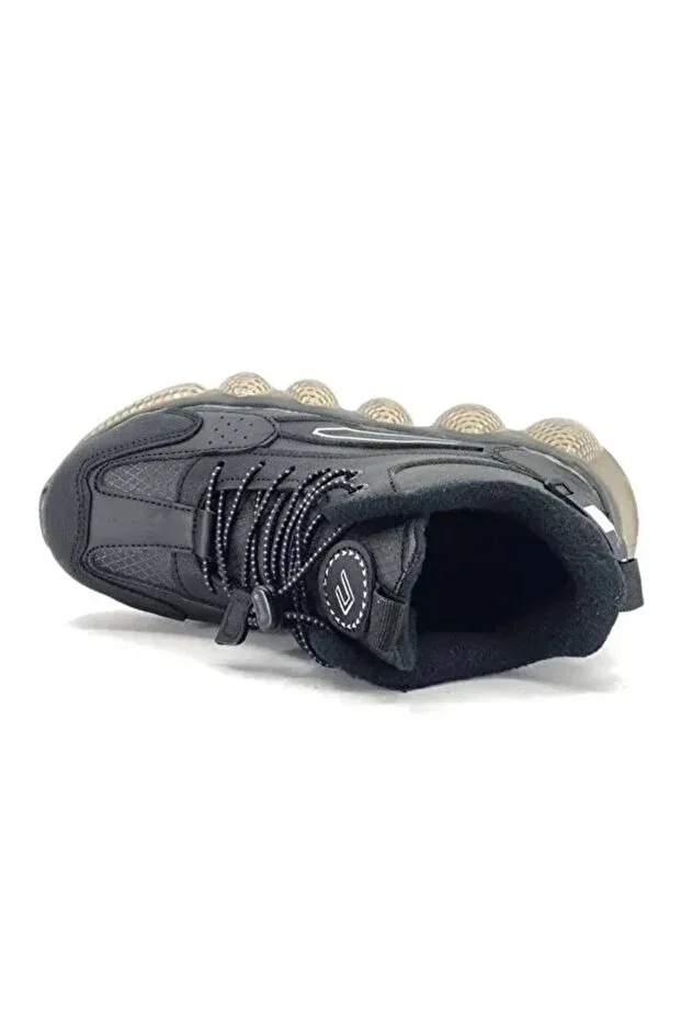 Детские ботинки для девочек на плоской подошве Edi Boy's Boots Cool, Black — фото 4
