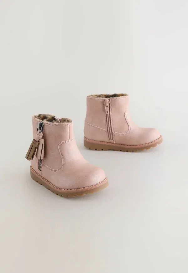 Ботинки с искусственной кожи Standard Next, Pink, розовый — фото 2