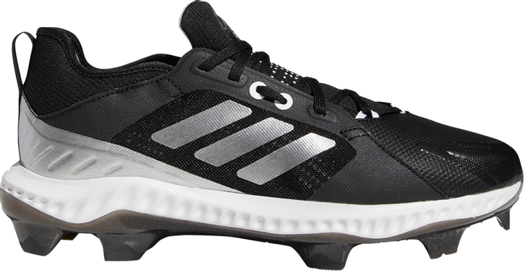 Бутсы Adidas Wmns PureHustle TPU 'Black Silver Metallic', черный - фото