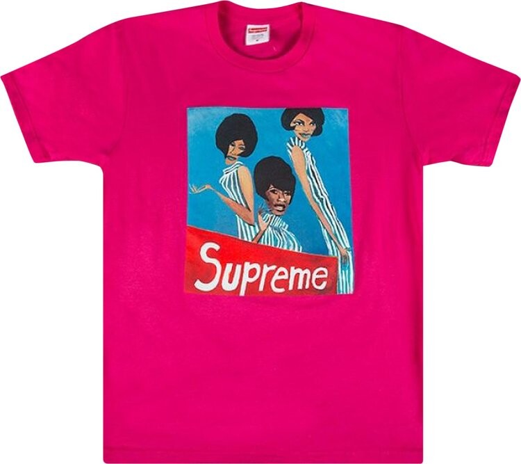 

Футболка Supreme Group Tee 'Dark Pink', розовый