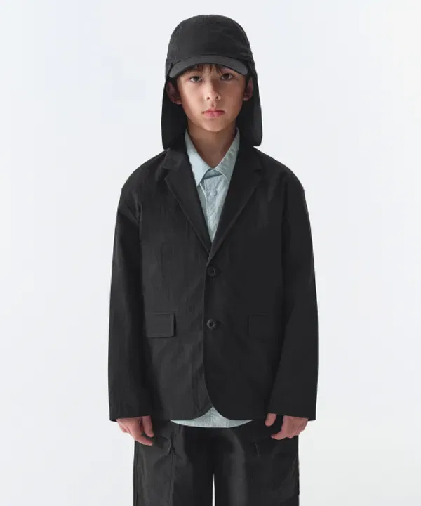 Блейзер релакс, City Leisure Musinsa Standard Kids, черный