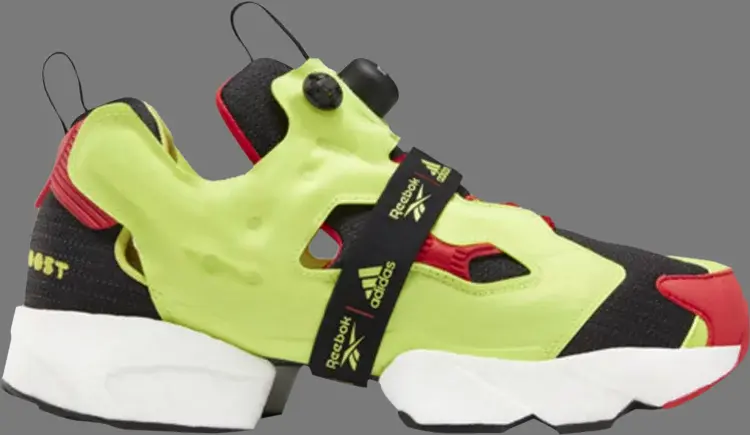 

Кроссовки instapump fury x boost 'og meets og' Reebok, желтый, Желтый;зеленый, Кроссовки instapump fury x boost 'og meets og' Reebok, желтый