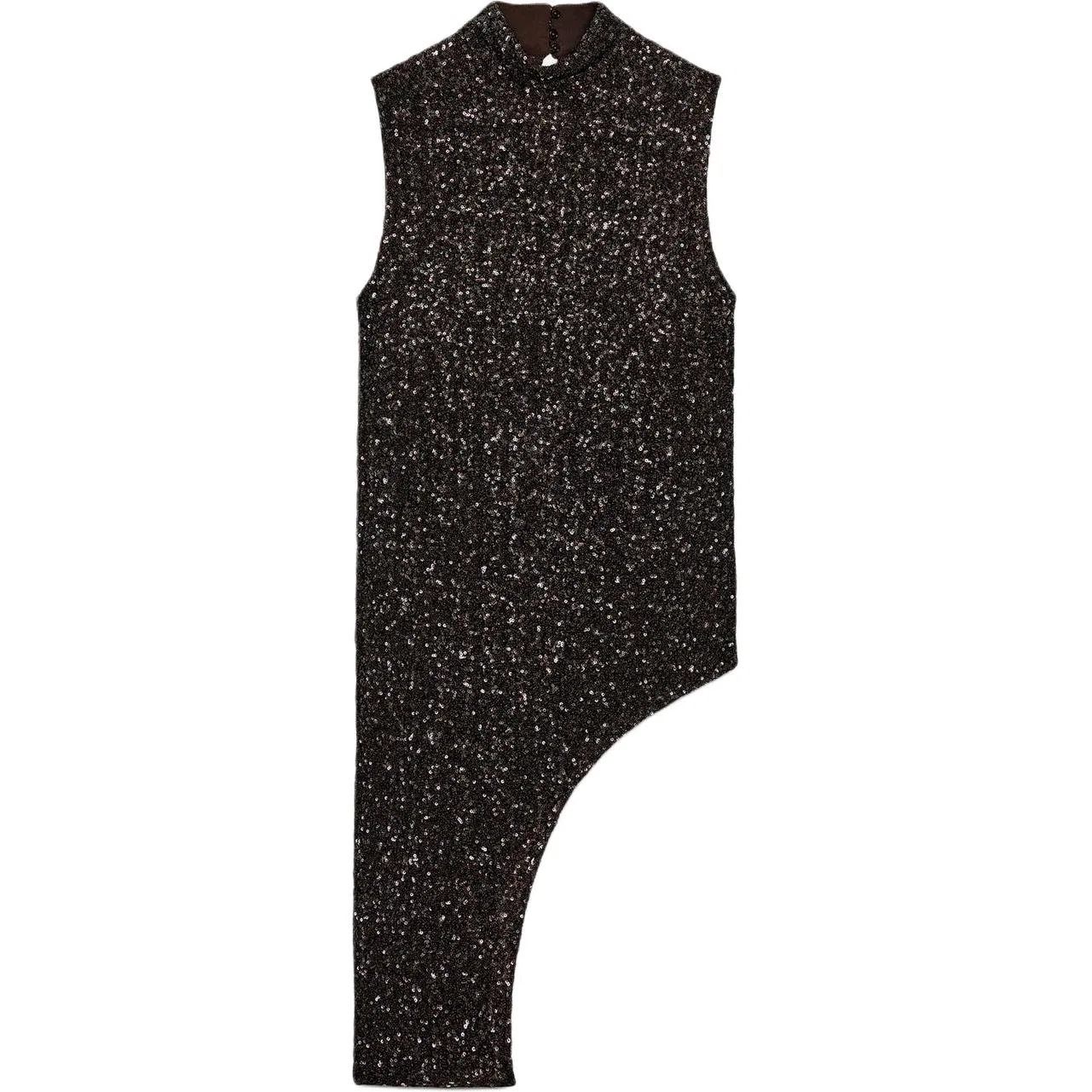 Женский топ-майка без рукавов ZW Series ZARA, Brown
