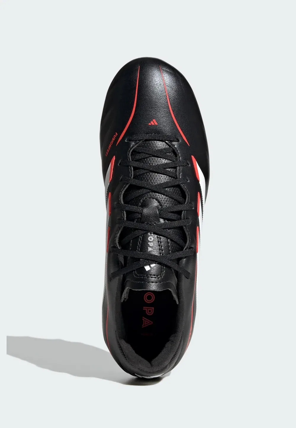 Футбольные бутсы Copa Pure IV League унисекс для твердого грунта Adidas Performance, Core Black/Ftwr White/Lucid Red — фото 3