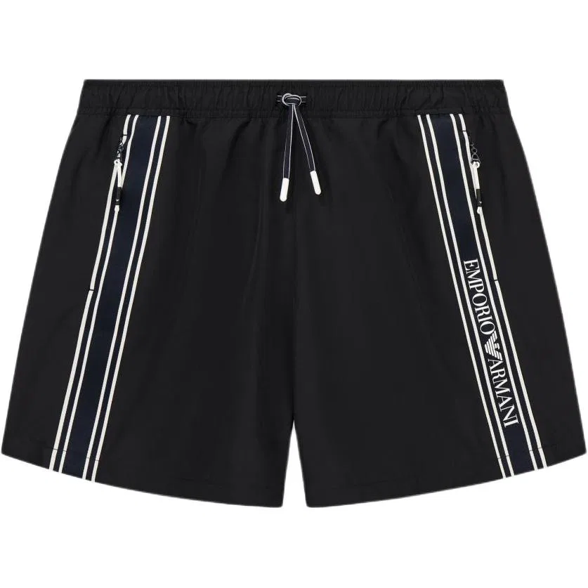 Мужские шорты повседневные Black EMPORIO ARMANI