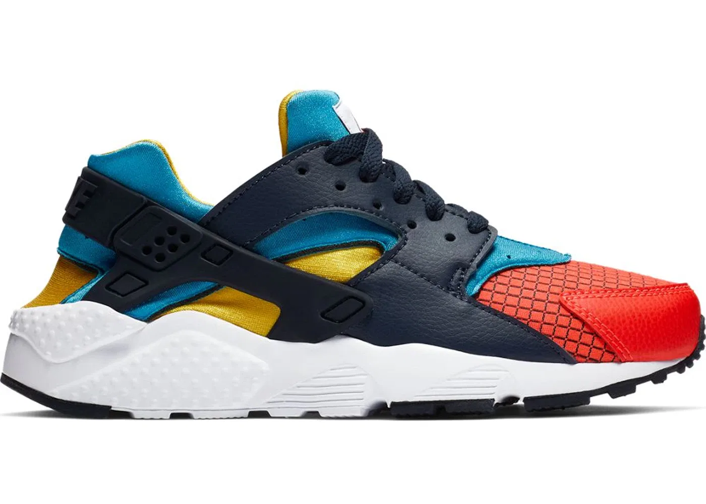 Детские кроссовки Lifestyle с принтом Nike Air Huarache Run Ultra Now Nike, Bright Crimson/Photo Blue-Amarillo-Obsidian