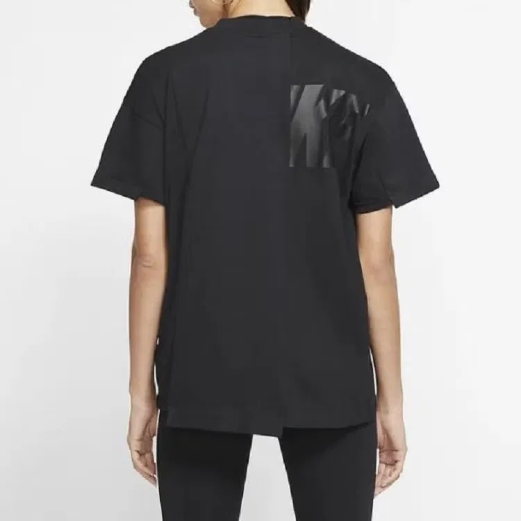 Футболка с логотипом Nike x Sacai NRG Splicing, черная — фото 3