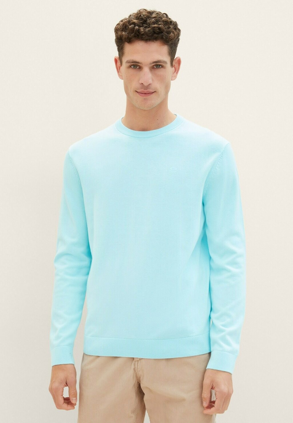

Вязаный свитер TOM TAILOR, цвет caribbean turquoise
