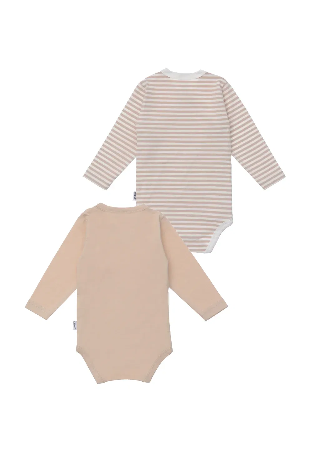 Детский боди-круассан, унисекс, 2 шт. - боди Liliput, Beige — фото 2