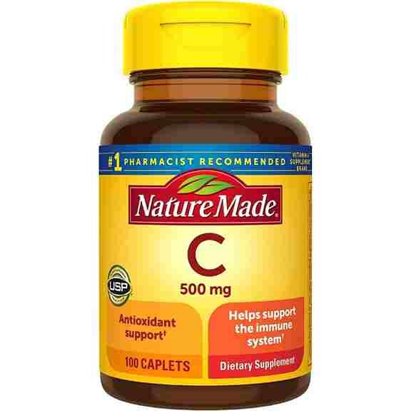 

Витамин С Nature Made Vitamin C 500 мг, 3 упаковки по 100 таблеток