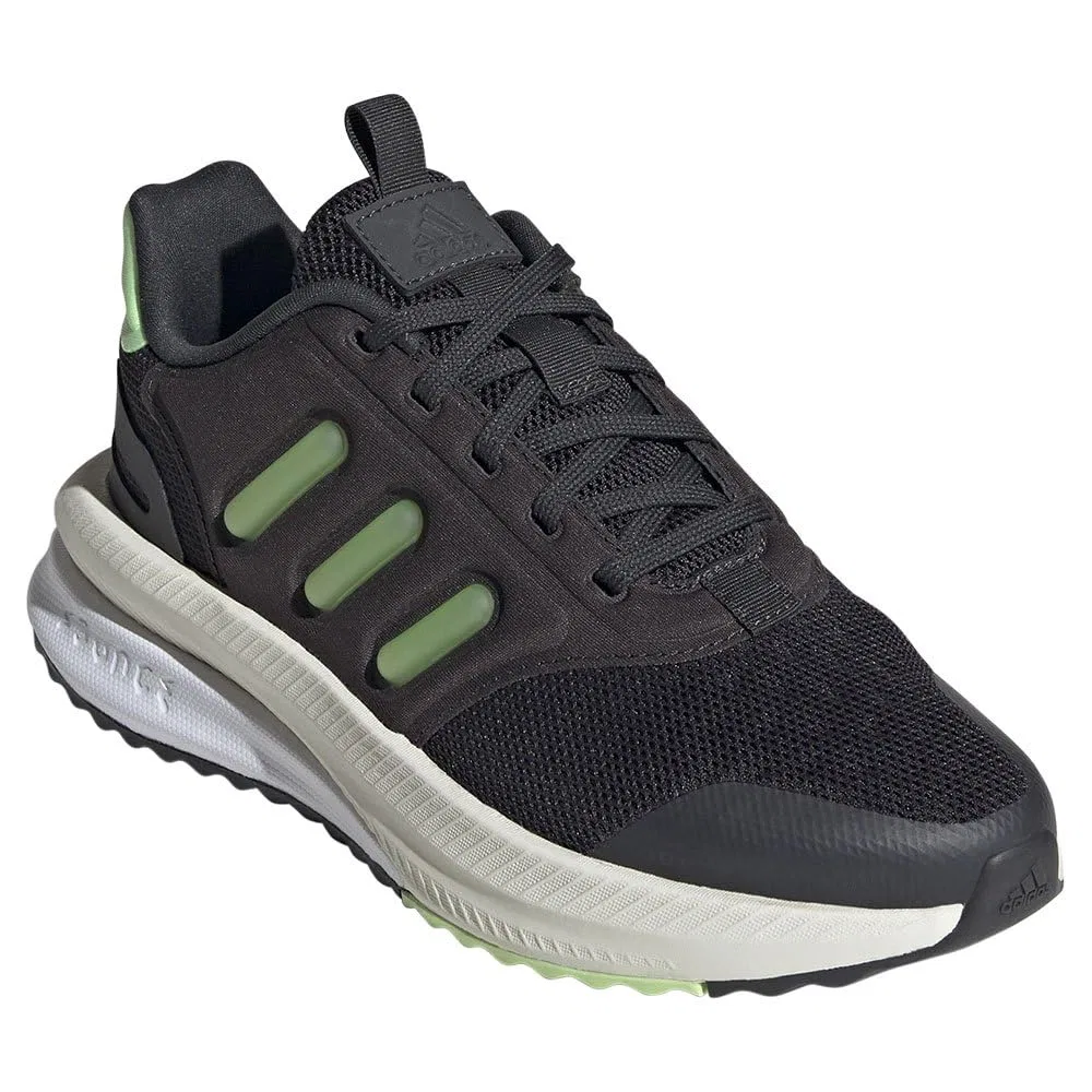 Детские кроссовки для мальчиков с кроссовками Adidas X_plrphase J, Carbonio / Verde Spark / Avorio — фото 4