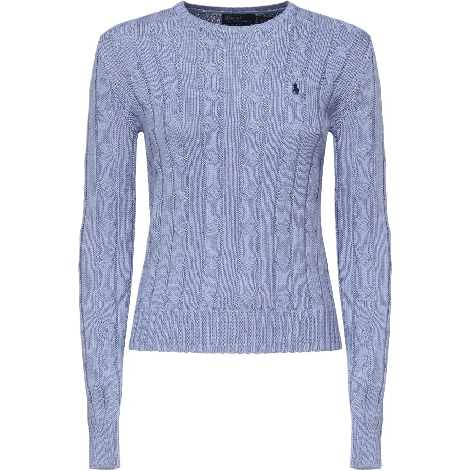 Женский вязаный джемпер облегающего кроя New Litchfield Blue Polo Ralph Lauren, New Litchfield Blue