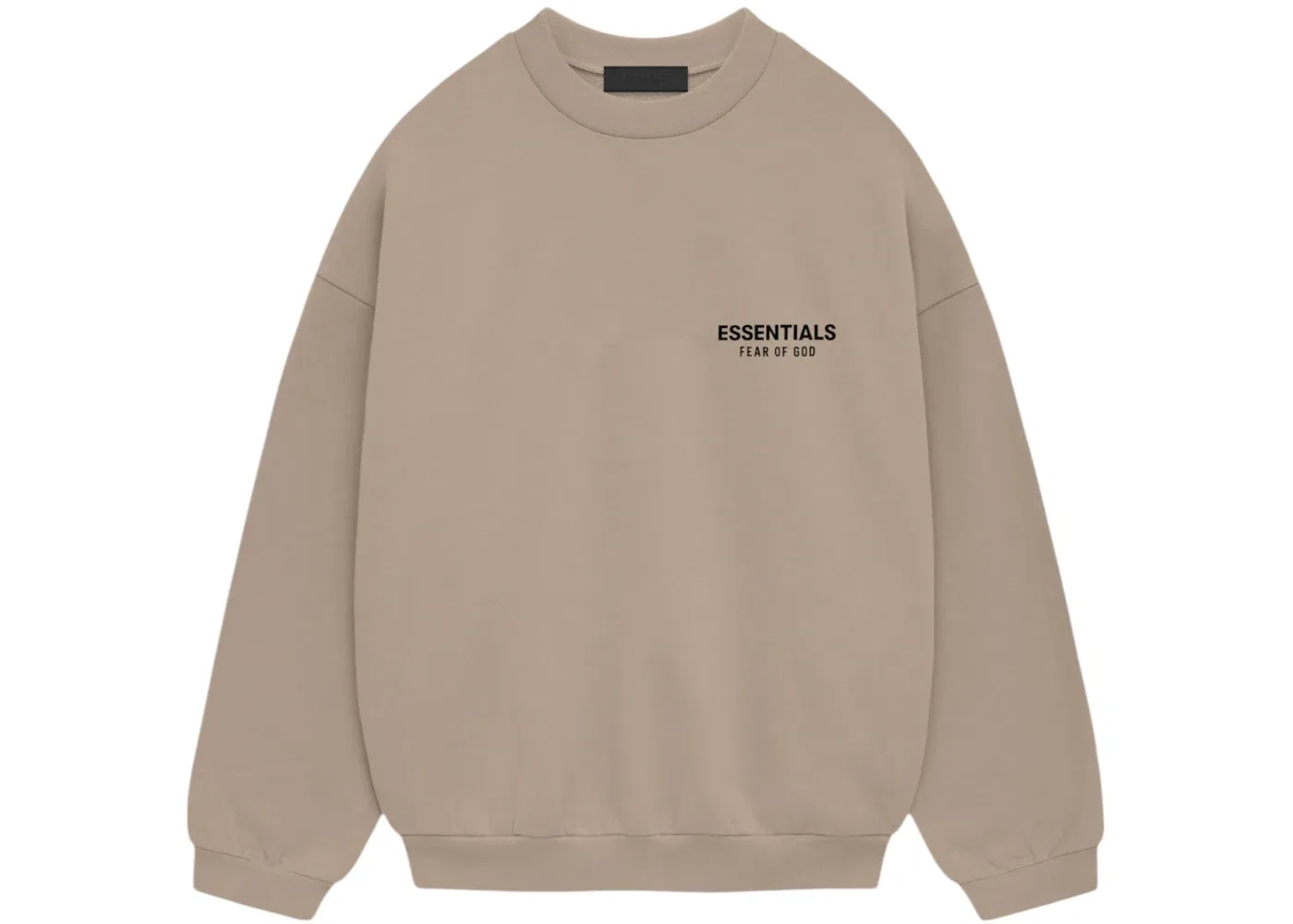 Мужской свитшот с флисом Fear of God Essentials Crewneck, Desert Sand