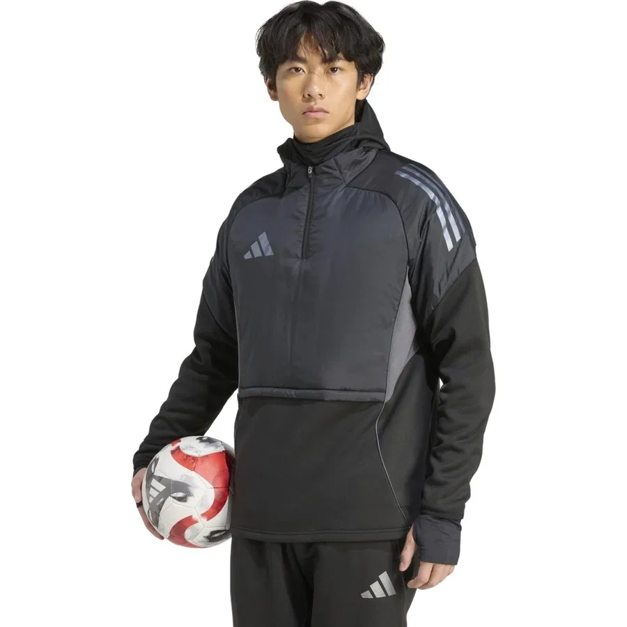 Спортивный свитшот с капюшоном TIRO25C Windtop adidas, Черный