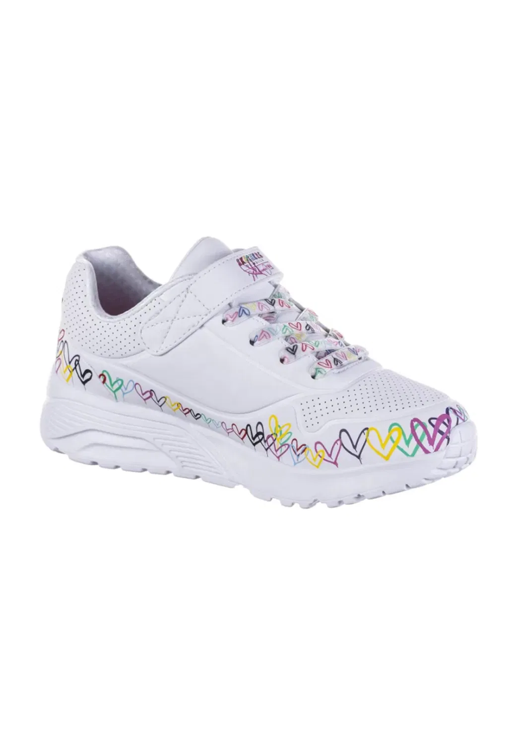 Детские кроссовки с принтом UNO LITE HEART CRAZE Skechers, Weiß — фото 3