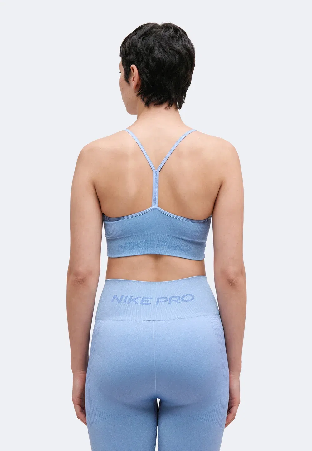 Бюстгальтер - спортивный бюстгальтер с легкой поддержкой Nike Performance, Work Blue — фото 3