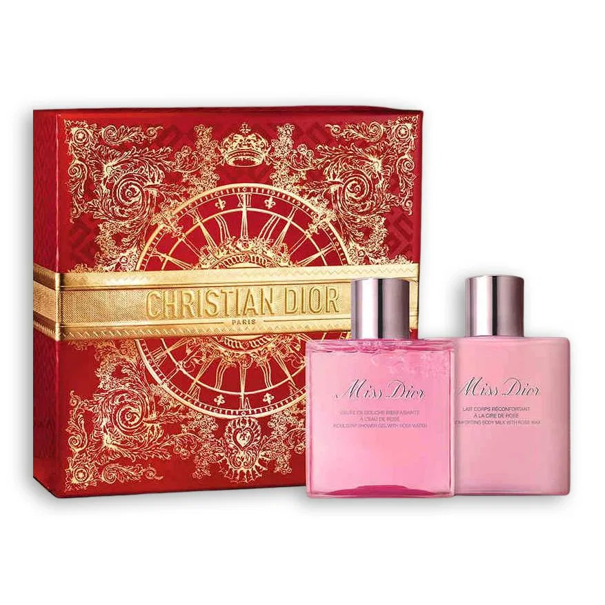 Женский набор для ухода за телом с ароматом розы J'adore Rose, 175 мл + 175 мл, DIOR, Rose