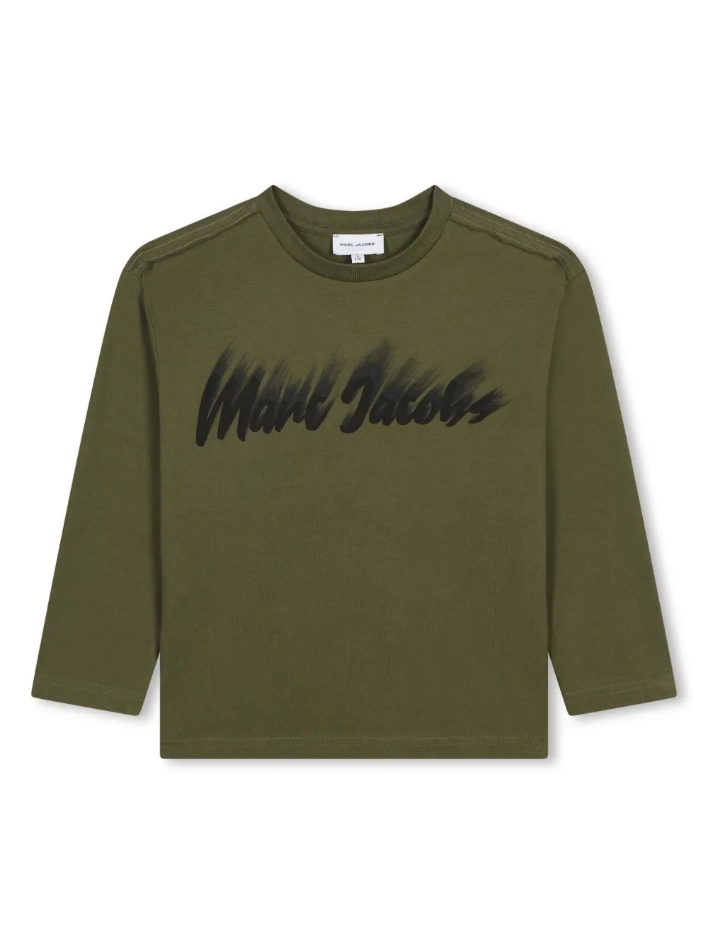 

Футболка с логотипом Marc Jacobs Kids, зеленый