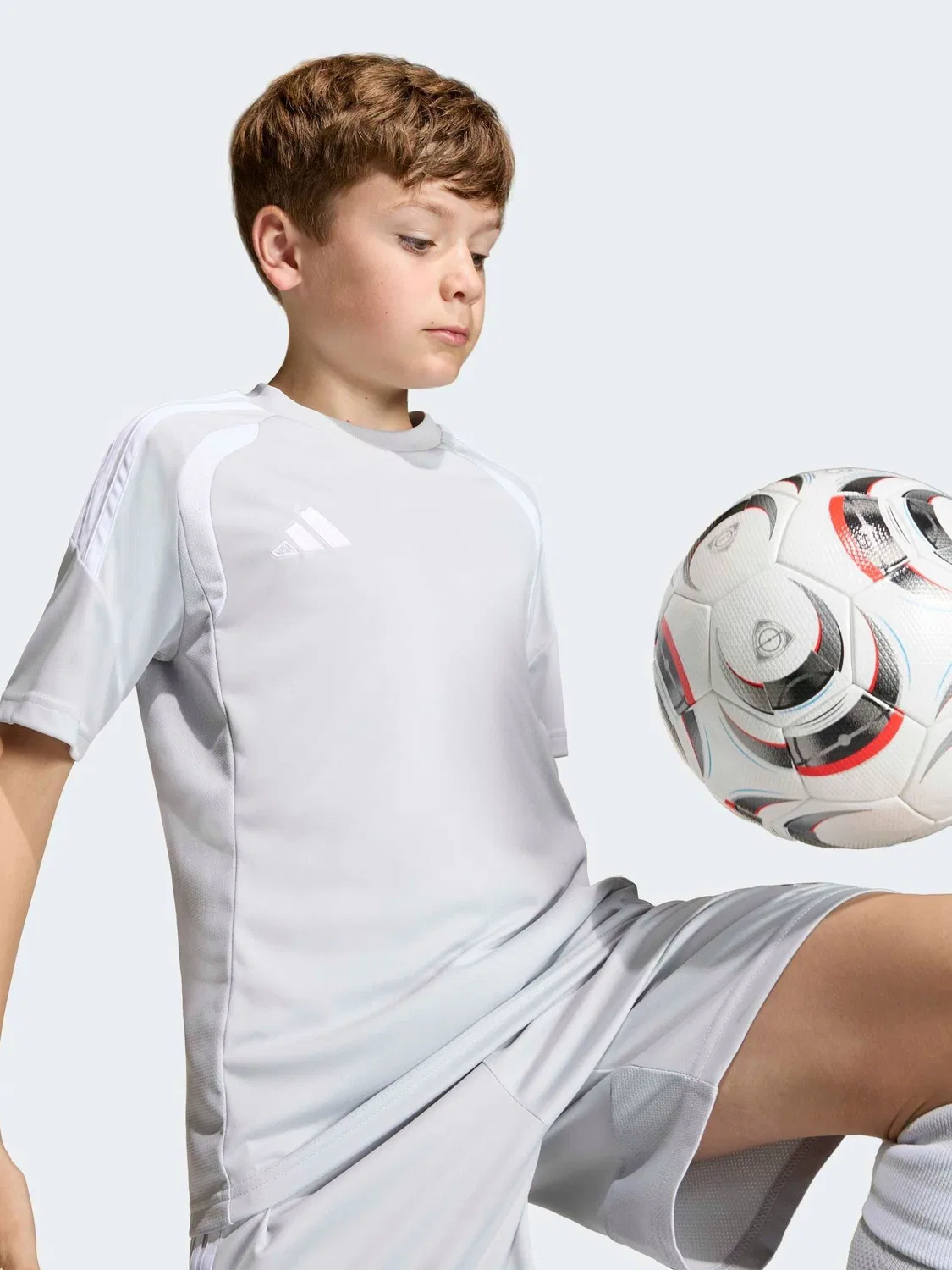 Футбольная джерси Tiro 26 League adidas, серый — фото 4