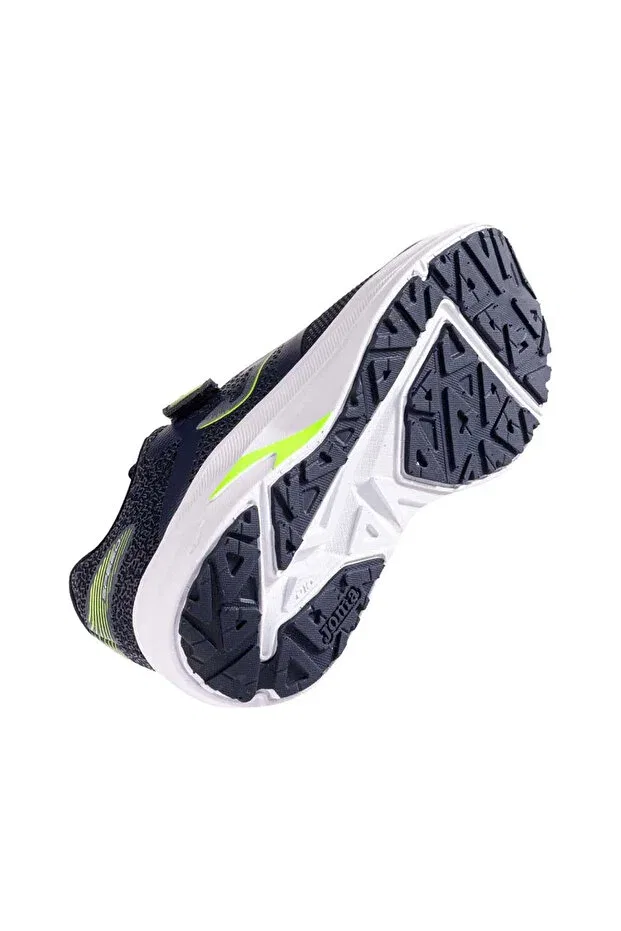 Детские кроссовки для девочек с принтом Speed JR 2533 JSPEES2533V Joma, Navy Blue - Yellow — фото 2