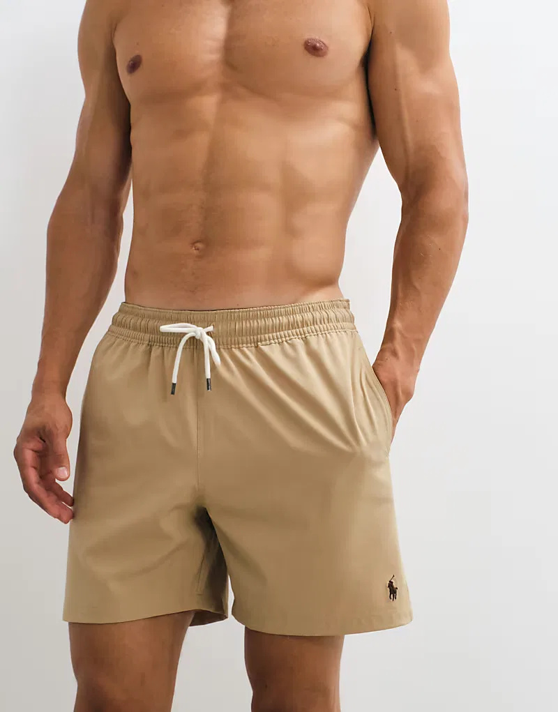 Плавки Polo Ralph Lauren Traveller в винтажном цвете хаки