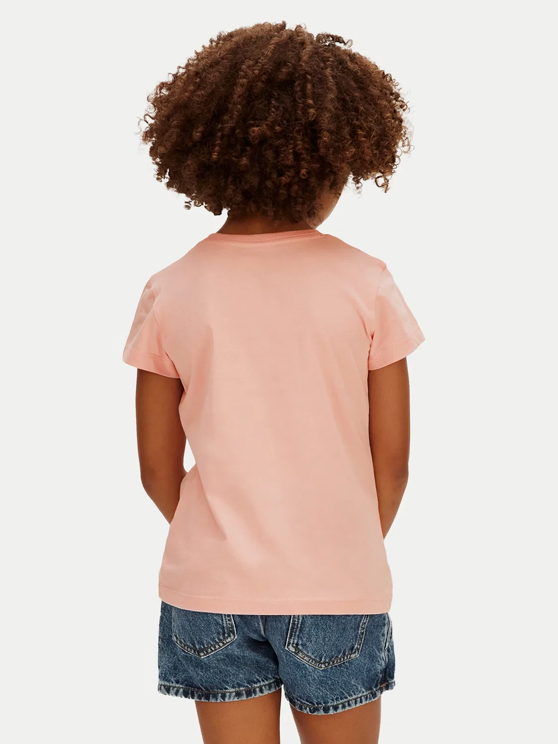 Комплект из футболок стандартного кроя для девочки Calvin Klein Jeans, черный — фото 3