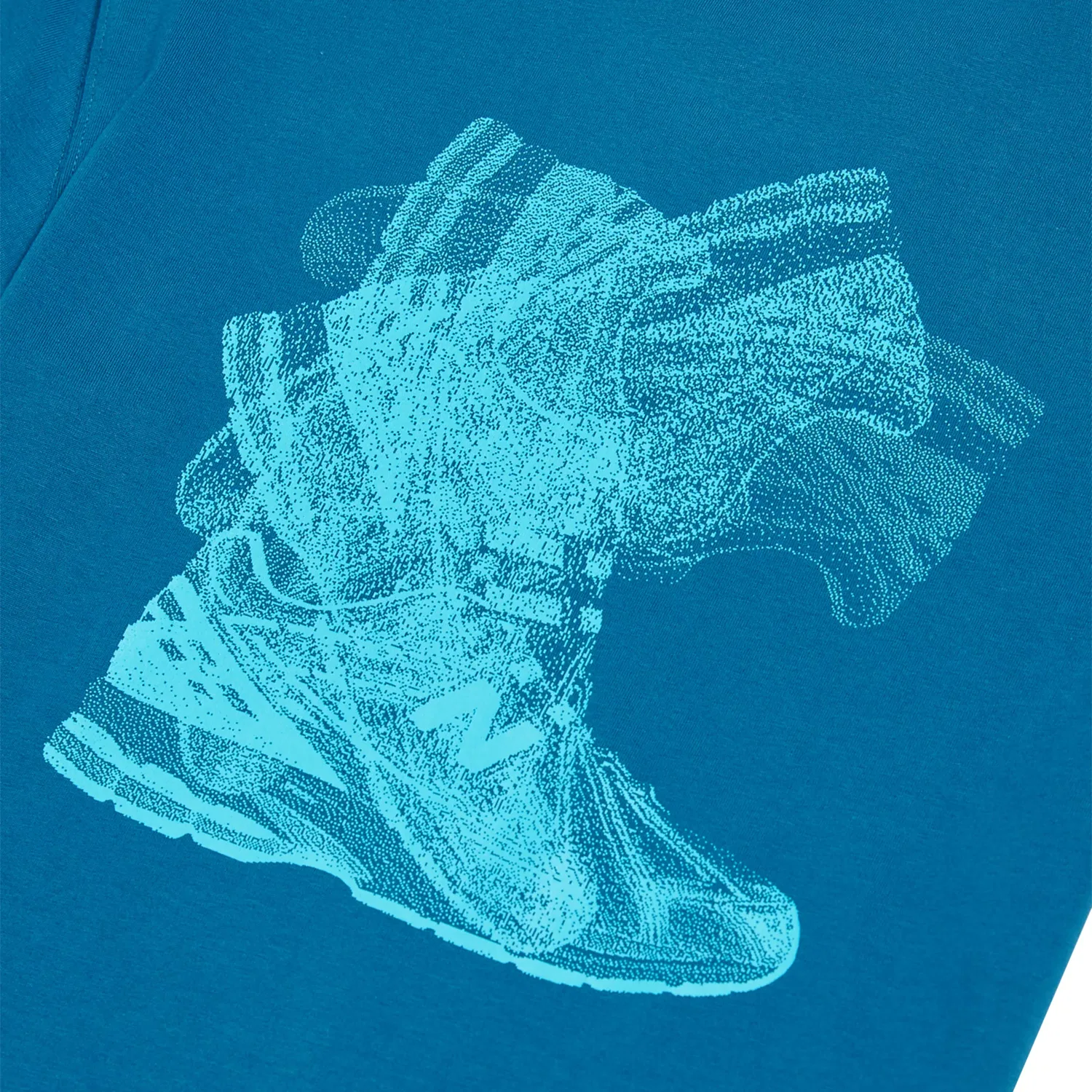 Детская футболка с коротким рукавом и принтом In It For The Long Run New Balance, Streamsong — фото 3