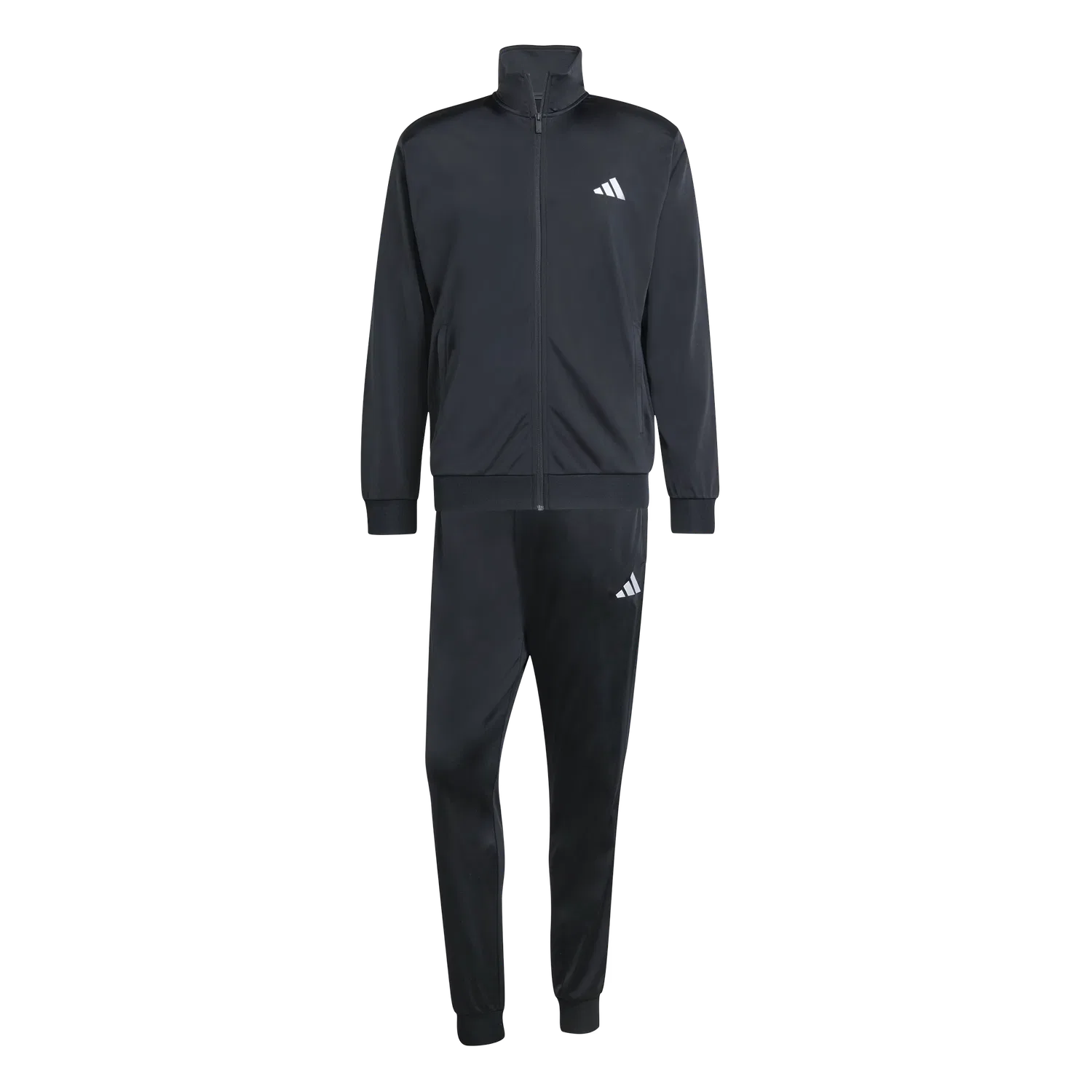Мужской спортивный костюм с молнией Adidas, черный — фото 2