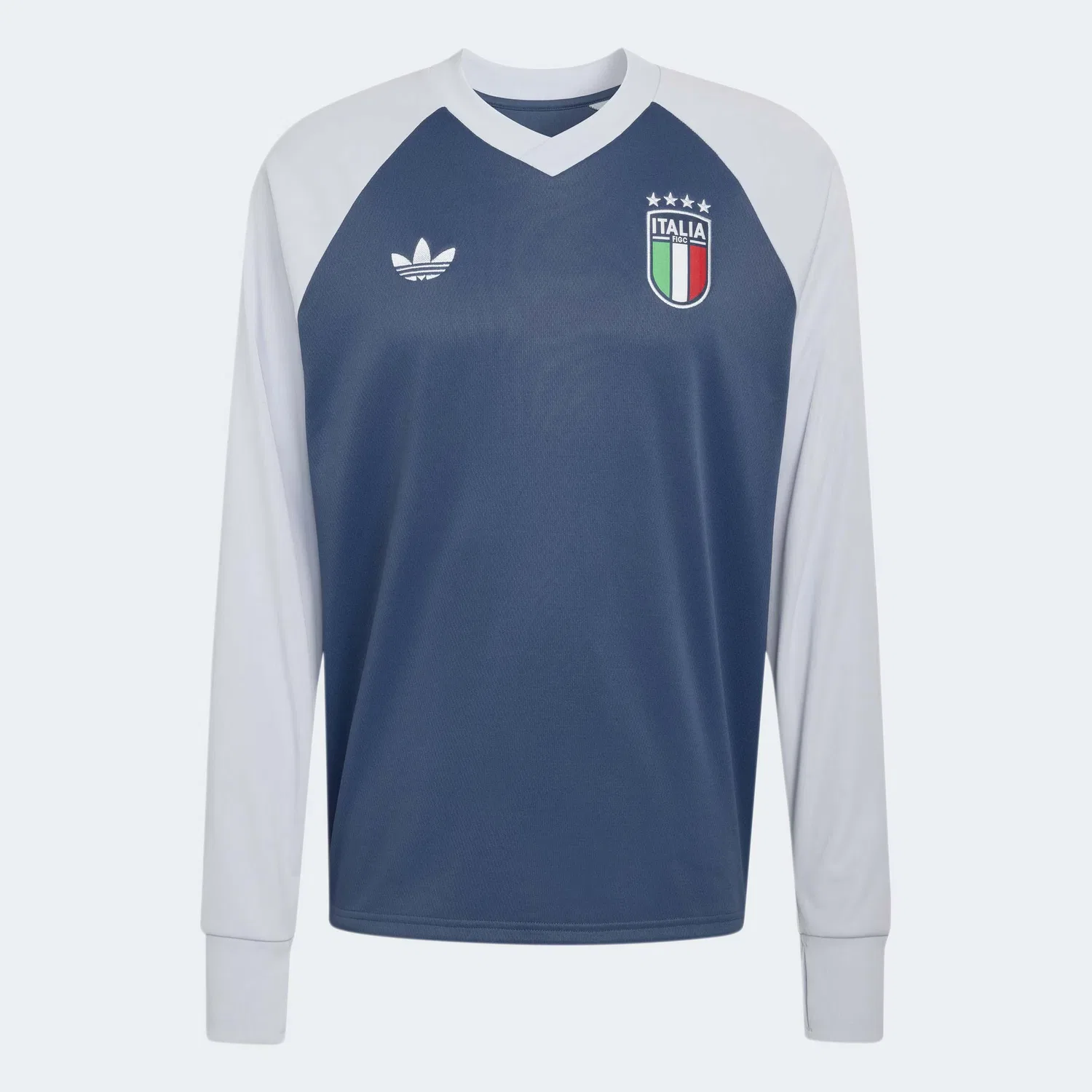 Футболка Adidas Performance Shirt Italien 26 Pre-Match Warm темно-синего цвета