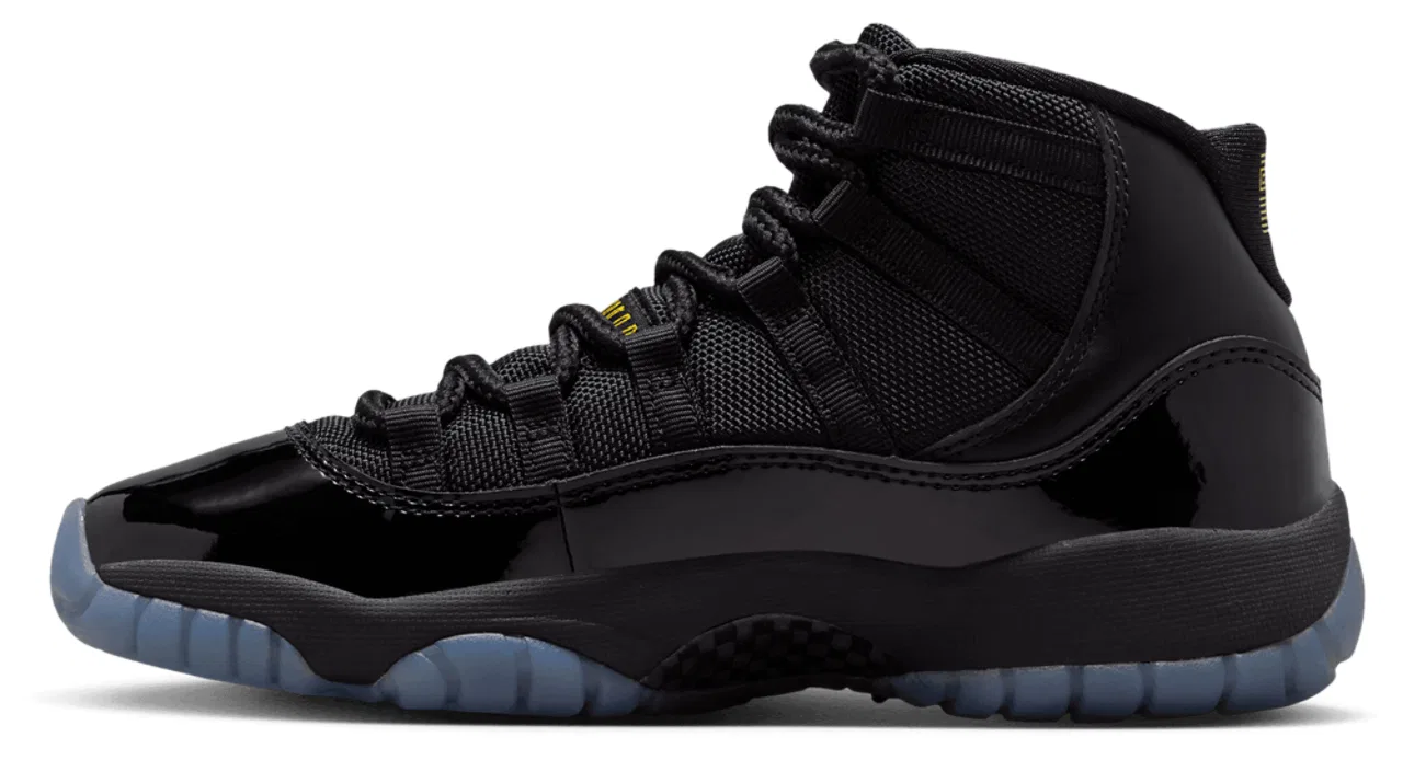 Кроссовки для мальчиков Retro 11 Jordan, цвет Black/Black/Gamma Blue — фото 2