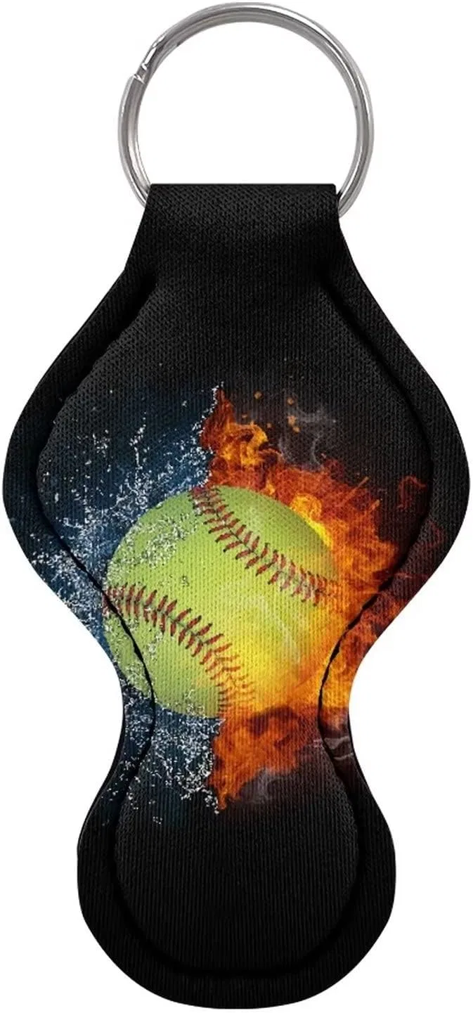Чехол для бальзама для губ, Poceacles, Baseball Water And Fire — фото 2