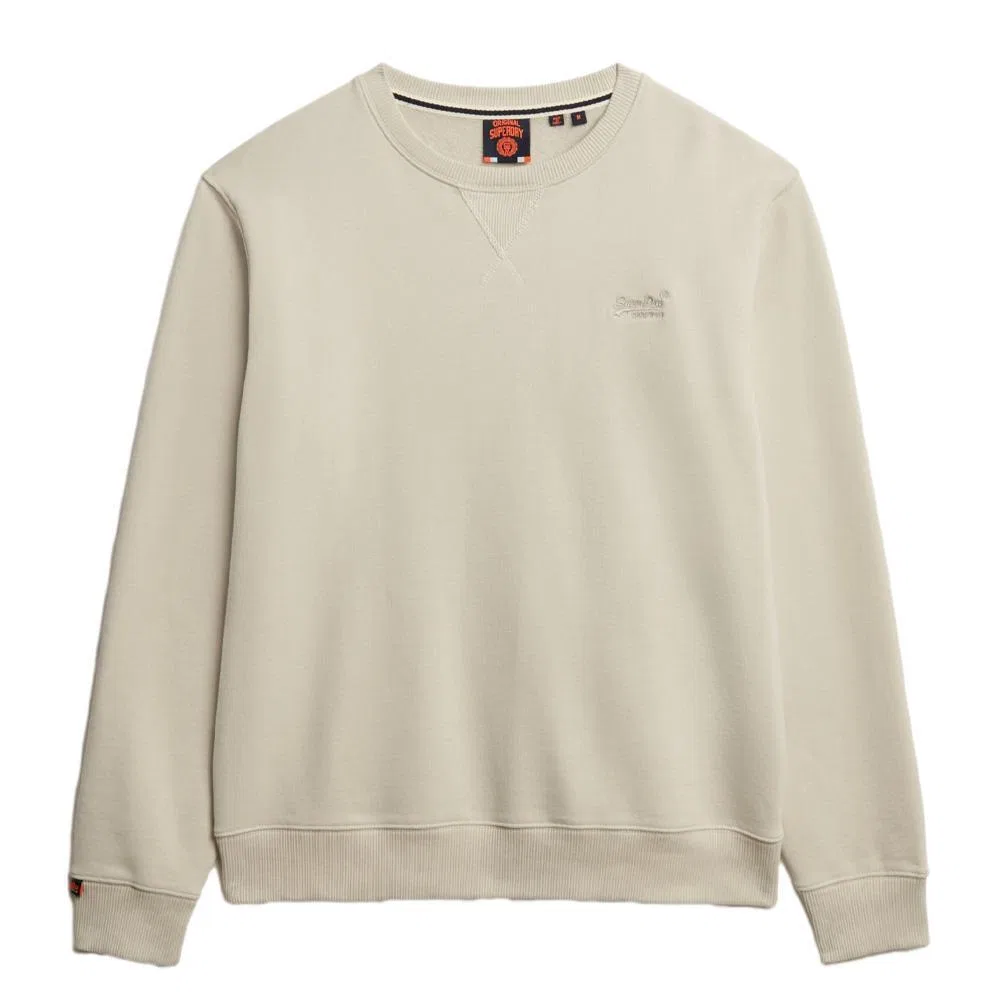 Мужской пуловер с логотипом Superdry, Beige — фото 2