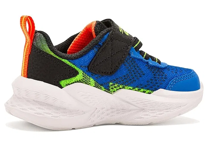 Кроссовки со светящейся подошвой Meteor-Lights 2.0 401490N SKECHERS KIDS, Blue/Black — фото 4