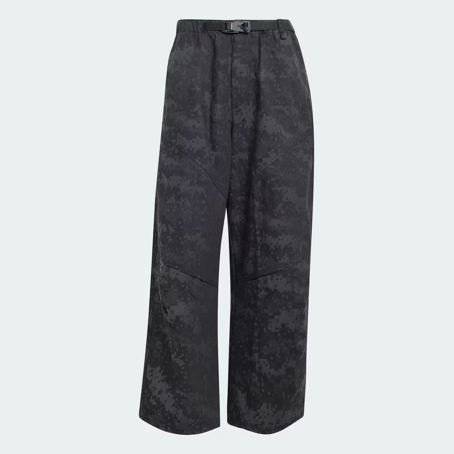 Мужские брюки свободного кроя Equipment Camo Canvas Pant Adidas Originals, черный — фото 4