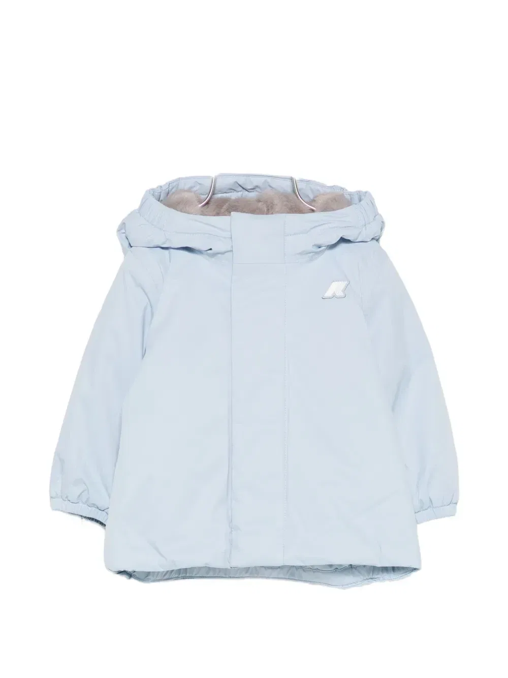 Куртка с капюшоном с логотипом K Way Kids E. Jack, синий