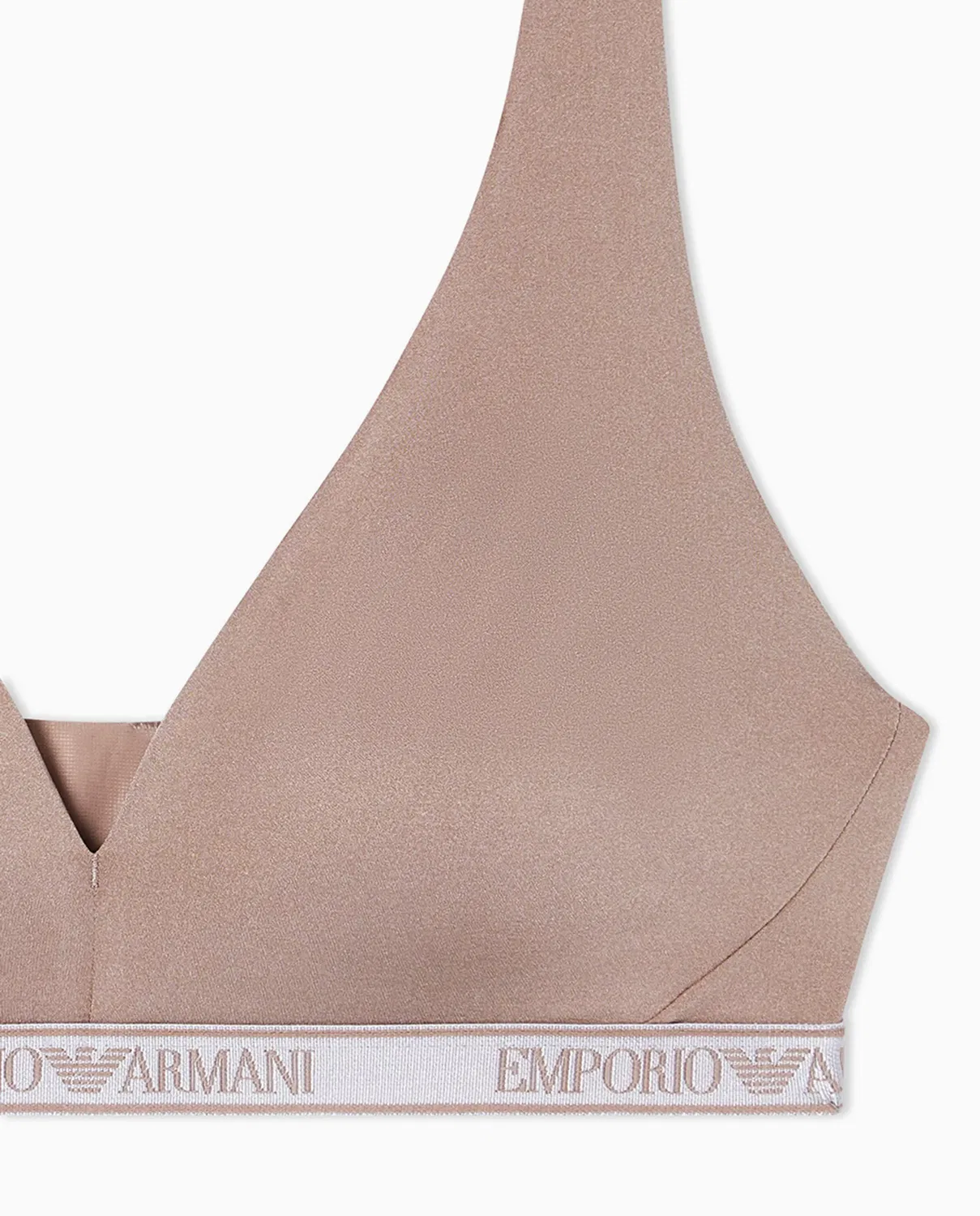 Женский бралетт из микрофибры Iconic Microfiber Emporio Armani, Nude — фото 4